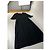 Chloé Vintage Chloe Crepe Midi Kleid Schwarz M - Ansicht 5