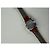 Vintage Courreges Armbanduhr mit Lederarmband Rot Grau Silber - Ansicht 4