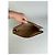 Céline Clutch Vintage Celine in Tela Beige Marrone - vista 3