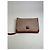Céline Clutch Vintage Celine in Tela Beige Marrone - vista 7
