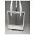 Vintage Loewe Leder-PVC-Tote-Bag Weiß Transparent Silber - Ansicht 10