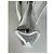 Vintage Loewe Leder-PVC-Tote-Bag Weiß Transparent Silber - Ansicht 6