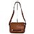 Vintage Givenchy Schultertasche aus Leder mit Nieten Braun Gold