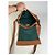 Vintage Givenchy Schultertasche aus Leder mit Nieten Braun Gold - Ansicht 3