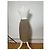Chloé Gonna vintage Chloe in misto seta beige L - vista 3