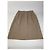 Chloé Gonna vintage Chloe in misto seta beige L - vista 5