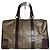 Céline Vintage Celine C Monogram Canvas Tote Beige Braun Gold Anthrazitgrau