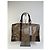 Céline Vintage Celine C Monogram Canvas Tote Beige Braun Gold Anthrazitgrau - Ansicht 2