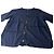 Autre Marque Vintage Issue Cotton Blend Jacket Navy Silver Buttons M Navy blue