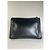Clutch Vintage Givenchy in pelle liscia nera e oro Nero - vista 2