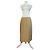 Céline Gonna a trapezio vintage Celine beige Francia L
