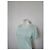 T-shirt Vintage Courreges in misto rayon Verde menta S - vista 8