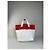 Comme Des Garcons Vintage Comme des Garçons Synthetik Tote Bag Rot Weiß - Ansicht 14