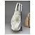 Vintage Loewe Zweifarbiger Lederhandtasche Weiß Rot Silber - Ansicht 8