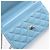 Borsa a tracolla Chanel Matelassé Denim Blu - vista 12