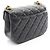 Borsa Chanel Matelassé in pelle di agnello nera Nero - vista 2