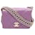 Borsa a Spalla Chanel Matelassé Small Flap Porpora