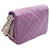 Borsa a Spalla Chanel Matelassé Small Flap Porpora - vista 2