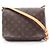 Borsa a Spalla Louis Vuitton Musette Tango Marrone Monogramma