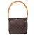Borsa a tracolla Louis Vuitton Looping MM Monogram Marrone Monogramma