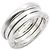 Bulgari Bvlgari B-zero1 3-Band Ring Silber