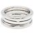 Bulgari Bvlgari B-zero1 3-Band Ring Silber - Ansicht 2