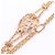 Bulgari Bracciale Serpenti Bvlgari con charms in ametista D'oro Porpora - vista 6