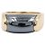 Bulgari Bvlgari Tronchetto Hämatitring Golden Marineblau - Ansicht 2