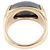 Bulgari Bvlgari Tronchetto Hämatitring Golden Marineblau - Ansicht 3
