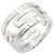 Bulgari Bvlgari Parentesi Ring aus 18K Weißgold Silber