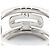 Bulgari Bvlgari Parentesi Ring aus 18K Weißgold Silber - Ansicht 4
