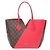 Borsa Tote Louis Vuitton Kimono MM Marrone Rosso Monogramma