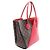 Borsa Tote Louis Vuitton Kimono MM Marrone Rosso Monogramma - vista 2