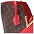 Borsa Tote Louis Vuitton Kimono MM Marrone Rosso Monogramma - vista 8