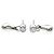 Tiffany & Co Orecchini Tiffany Teardrop 1P Diamond Argento - vista 3