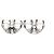Tiffany & Co Orecchini Tiffany Teardrop 1P Diamond Argento - vista 8
