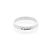 C de Cartier Platin Hochzeitsring Silber