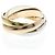 Anello Trinity di Cartier in oro tricolore D'oro - vista 4