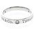 Tiffany & Co Tiffany Flat Band Ring mit 3 Diamanten Silber - Ansicht 4