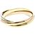 Anello Trinity Cartier in oro giallo rosa e bianco D'oro - vista 5