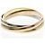 Anello Trinity Cartier in oro giallo rosa e bianco D'oro - vista 7