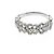 Autre Marque Vendome Aoyama Diamond Band Ring Silber