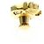 Chopard Happy Diamonds Elefanten-Brosche Golden - Ansicht 3