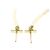 Tiffany & Co Orecchini Tiffany T Bar Clip D'oro - vista 4