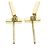 Tiffany & Co Orecchini Tiffany T Bar Clip D'oro - vista 5