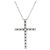 Autre Marque Collana a Croce con Diamanti Star Jewelry Argento