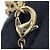 Collar Chanel Coco Mark Círculo de Falsa Perla Dorado - vista 8