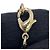 Collana Chanel Matelassé Rhinestone D'oro - vista 9