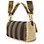Fendi Mamma Bucket Handtasche aus Raphia-Canvas Braun - Ansicht 2