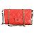 Wallet On Chain Chanel Rouge Gesteppte Ledergeldbörse Rot